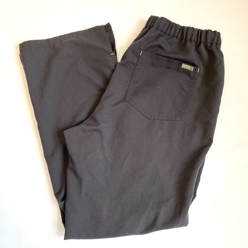 Figs Livingston Charcoal Grey Scrub Pants XL